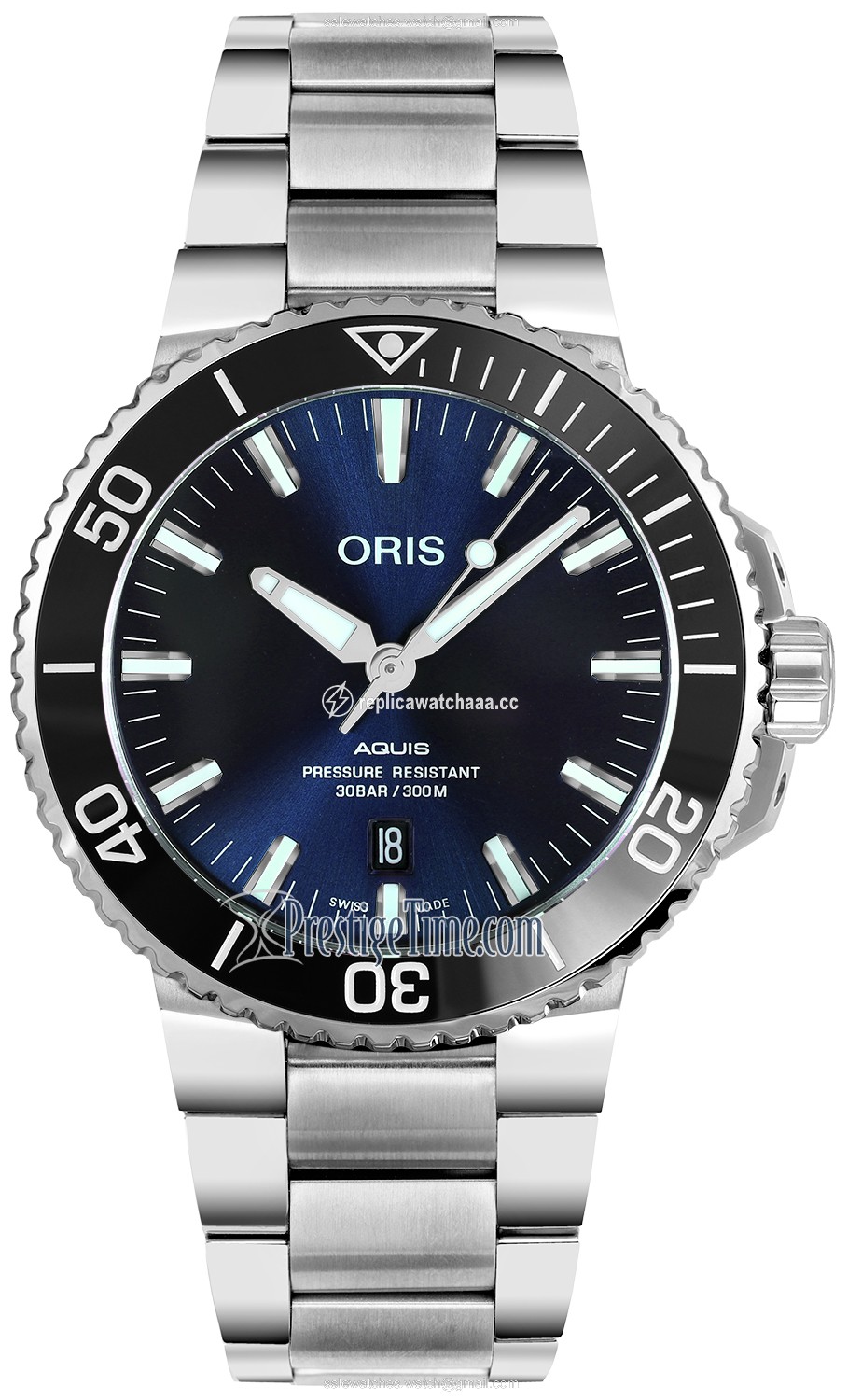 01 733 7766 4135-07 8 22 05PEB Oris Aquis Date 41.5mm Mens Watch 01 733 7766 4135-07 8 22 05PEB Oris Aquis Date 41.5mm Mens Watch
